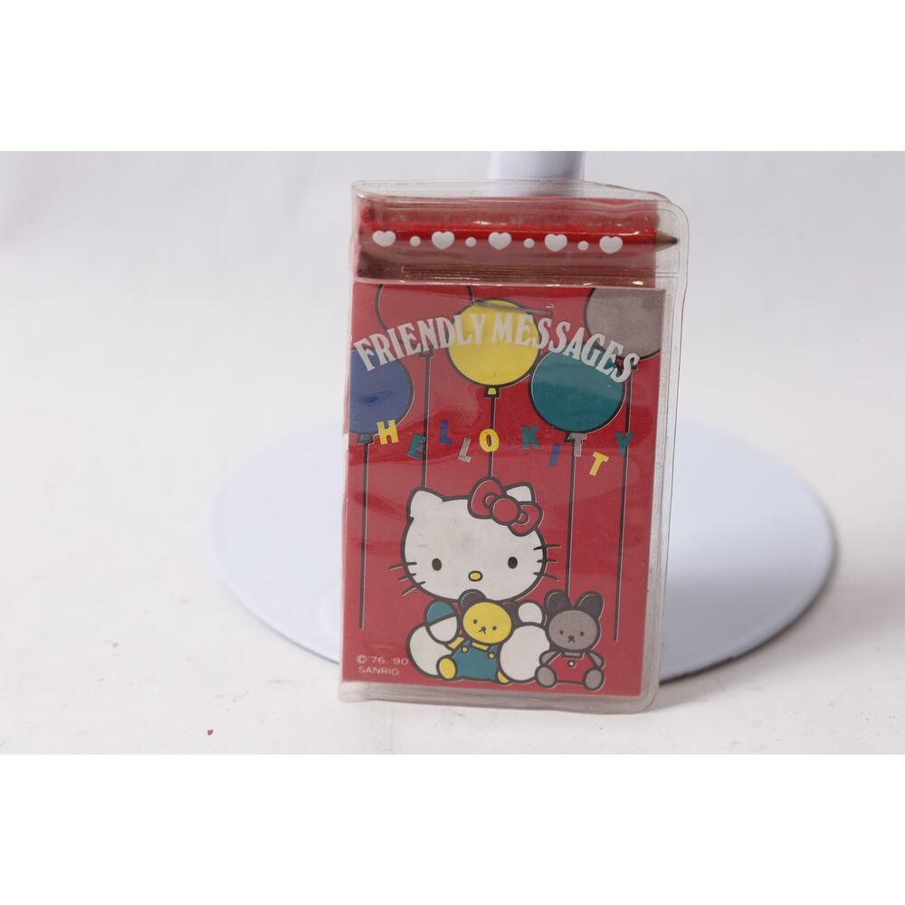 Sanrio Hello Kitty Friendly Messages 1990 Mini Notes Stationery ~ 260507-WH 646